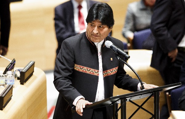 Evo Morales, participa en el debate de alto nivel en la ONU.(EFE).