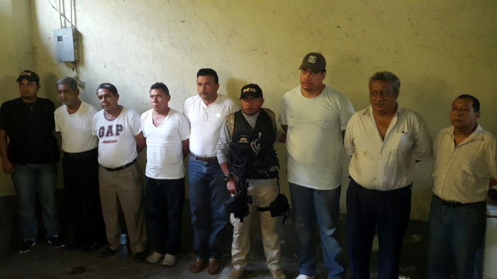 Los exintegrantes del Concejo de La Democracia fueron capturados en mayo último. (Foto Prensa Libre: Enrique Paredes).