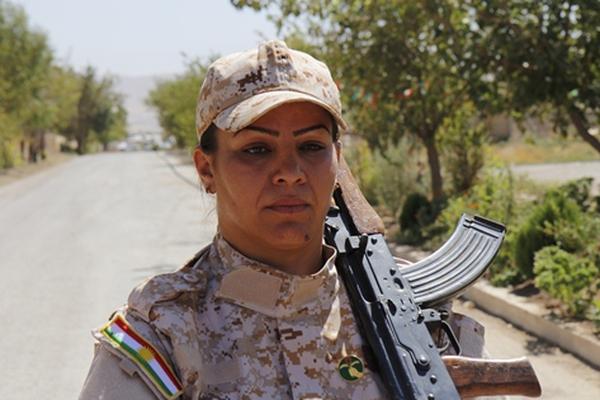 Las peshmerga son famosas en todo el Kurdistán por su valentía. (Foto Prensa Libre DPA)