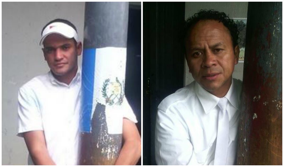 Hermes Rolando Galeano Juárez, 28, hondureño, y Édgar Humberto Peralta Hernandez, de 43 años. (Foto: PNC)