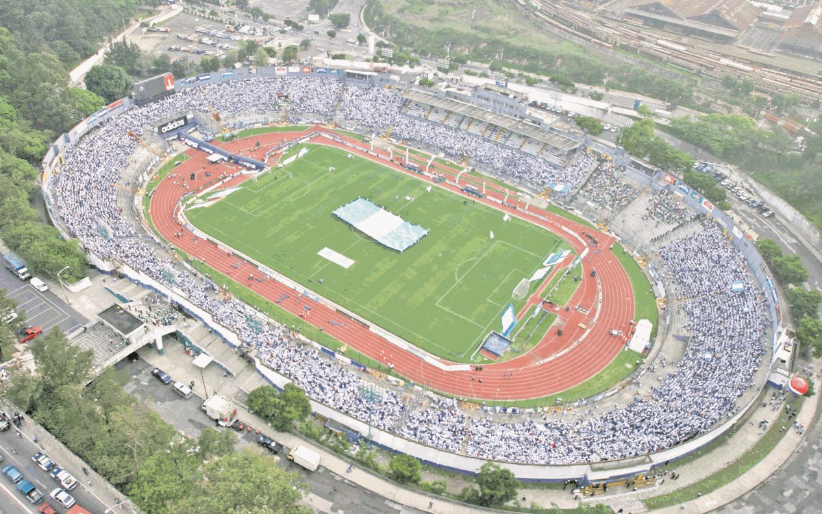 Vista panorámica del Estadio Nacional en la zona 5. (Foto Prensa Libre: Hemeroteca PL)