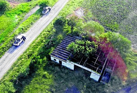 Rancho donde  72 migrantes fueron asesinados en agosto último, en   Tamaulipas, México.