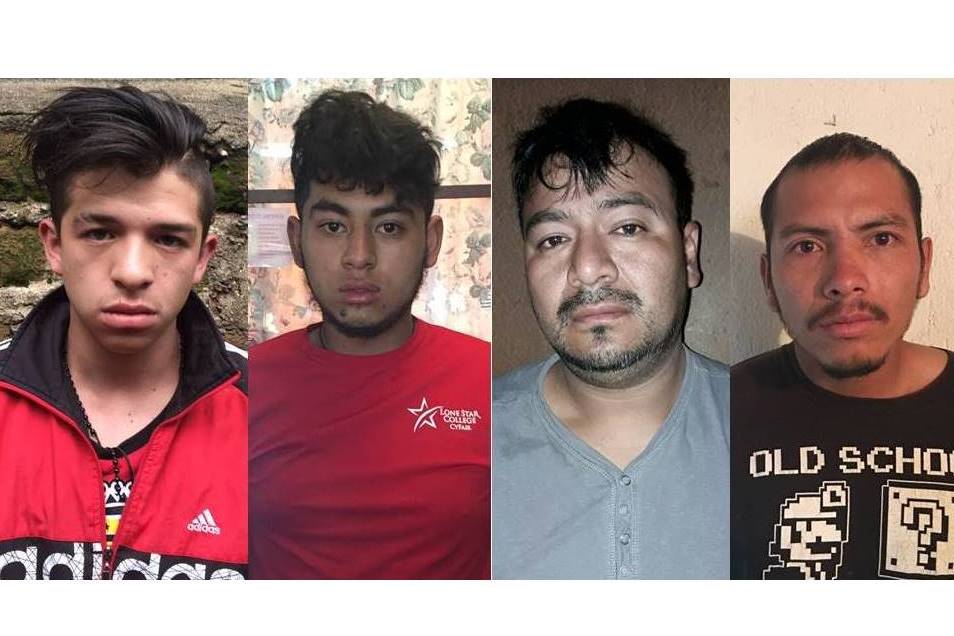 Cuatro hombres capturados son investigados por el secuestro de un menor, en Tecpán Guatemala, Chimaltenango. (Foto Prensa Libre: PNC)