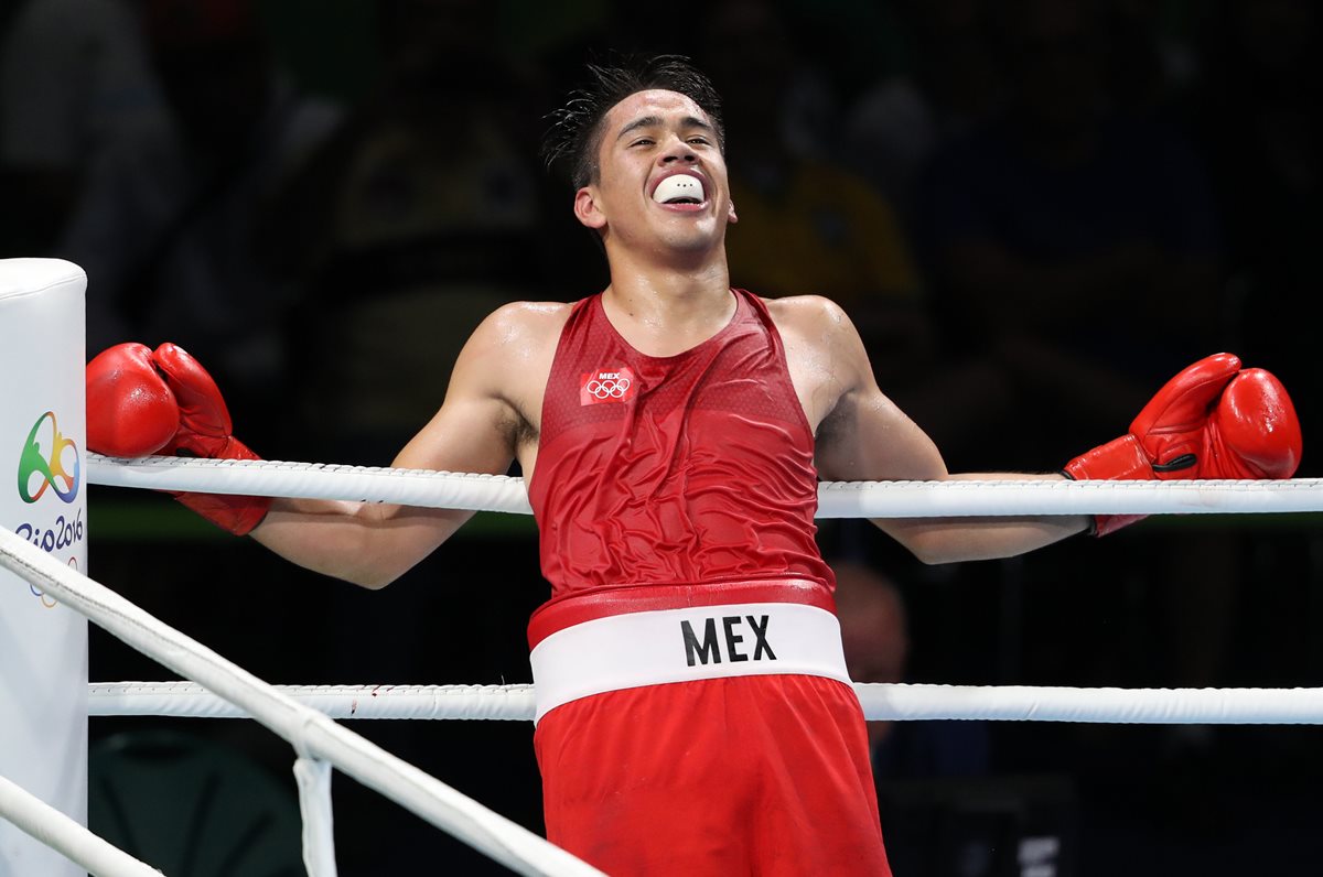 El boxeador mexicano Misael Rodríguez se quedó con la medalla de bronce en la categoría de 75 kilogramos (Foto Prensa Libre: EFE)
