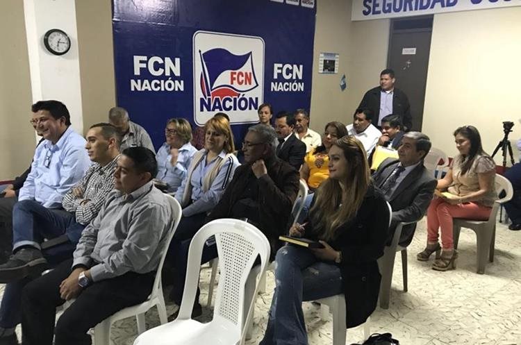 El proceso de cancelación de FCN-Nación sigue suspendido al otorgarle al partido oficial otro amparo provisional. (Foto Prensa Libre: Hemeroteca PL)