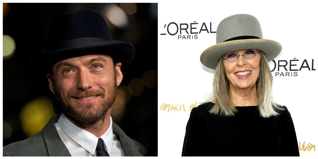 El actor británico Jude Law y la estadounidense Diane Keaton participan en el filme Young Pope (El papa joven). (Foto Prensa Libre: AFP)