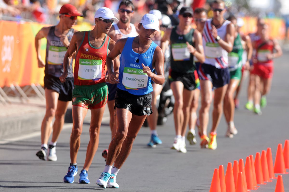 Érick Barrondo fue uno de los atletas más apoyados en el 2016, para los Juegos Olímpicos de Río de Janeiro. “Lo apoyamos, aunque nunca supimos que estaba lesionado”, dijo Pulido. (Foto Prensa Libre: Hemeroteca)