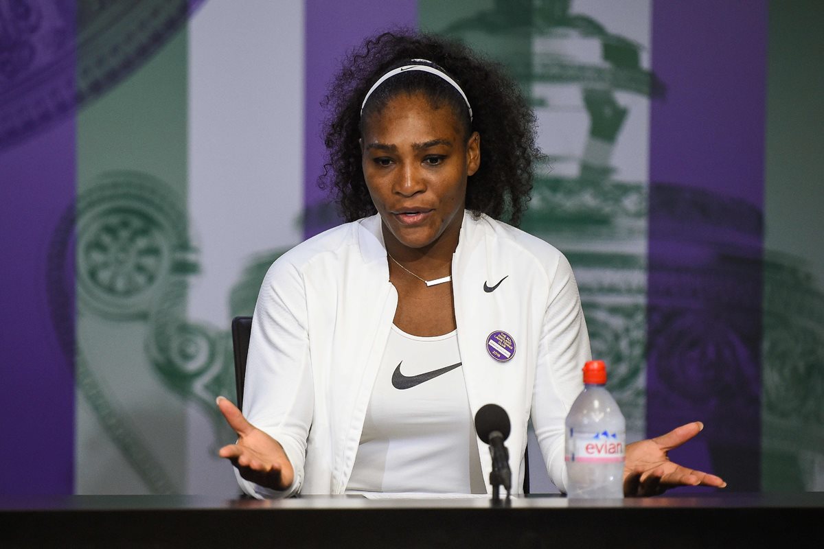 Serena Williams recién se coronó en Wimbledon. (Foto Prensa Libre: AFP)
