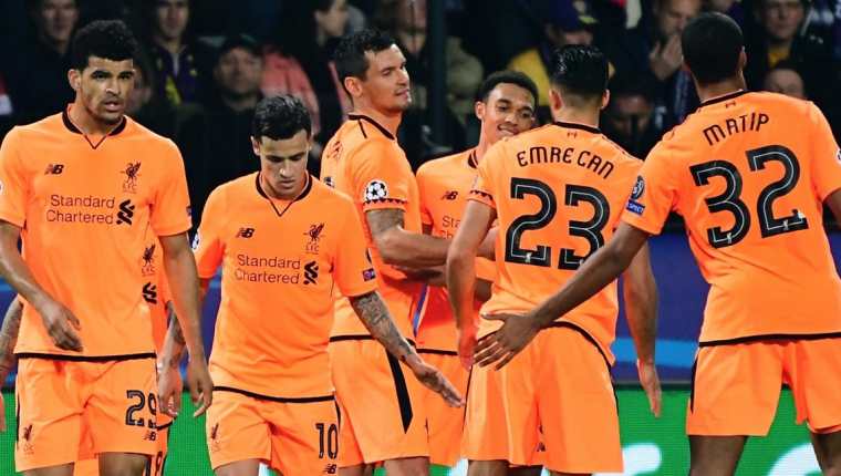 Con la goleada frente al Maribor esloveno el Liverpool sueña con regresar a las últimas instancias de la Champions. (Foto Prensa Libre: AFP)