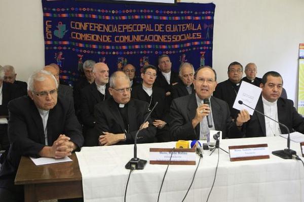 Obispos dicen estar preocupados por la corrupción, violencia y lenta administración de la justicia (Foto Prensa Libre: Edwin Bercián)
