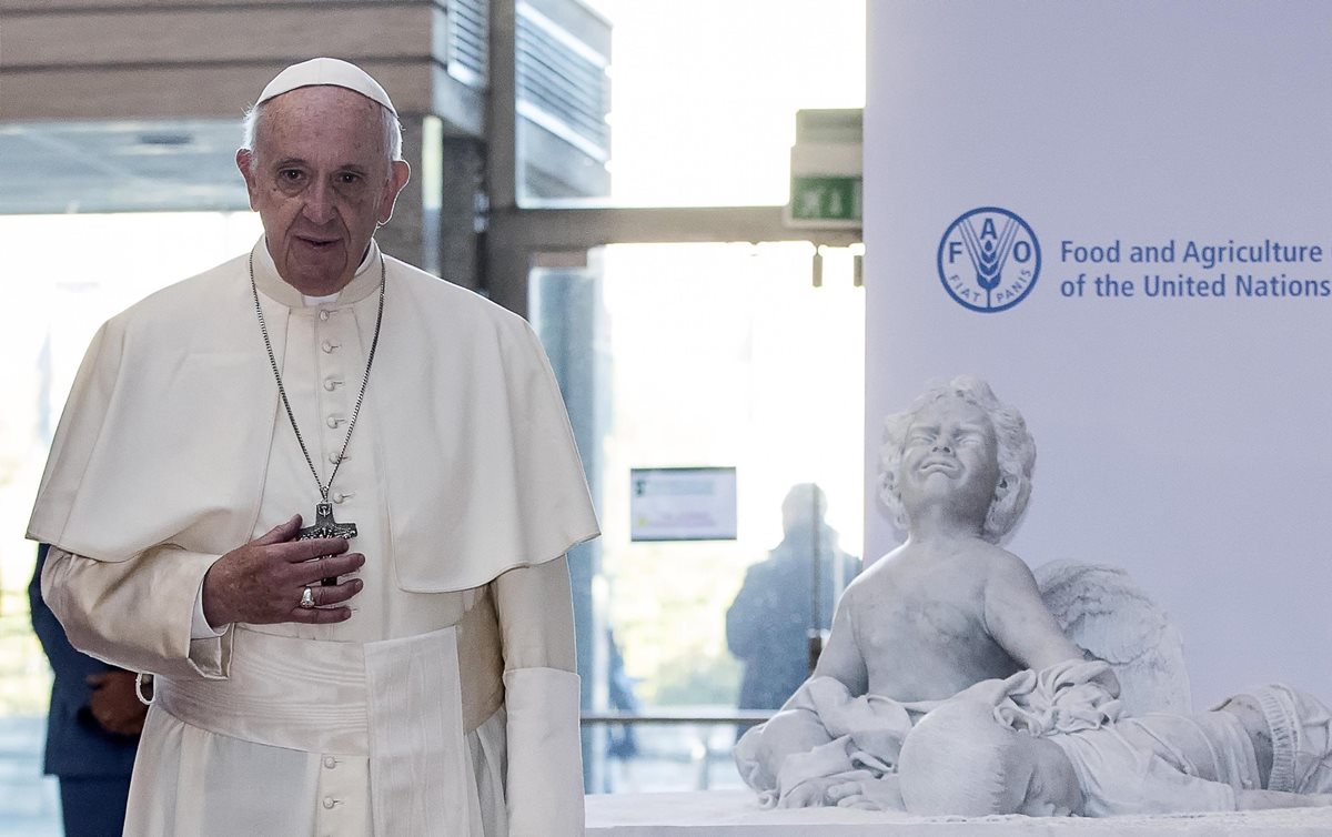 El Papa pide más esfuerzos para erradicar el hambre