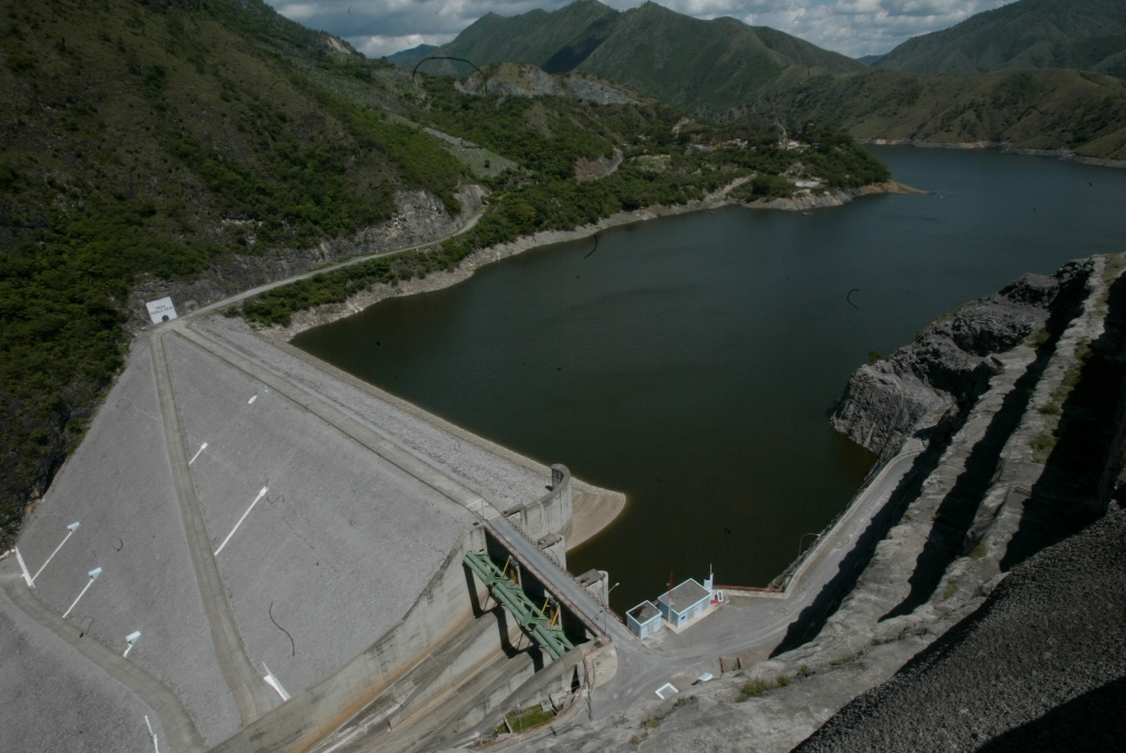 La Hidroeléctrica Chixoy tiene capacidad de generación de 278 megavatios y se ubica en Alta Verapaz. (Foto, Prensa Libre: EMERSON DIAZ.