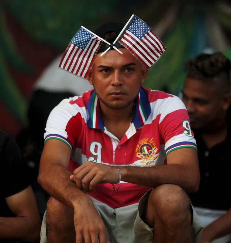 Un migrante que espera llegar a EE. UU. (Foto Prensa Libre: EFE)