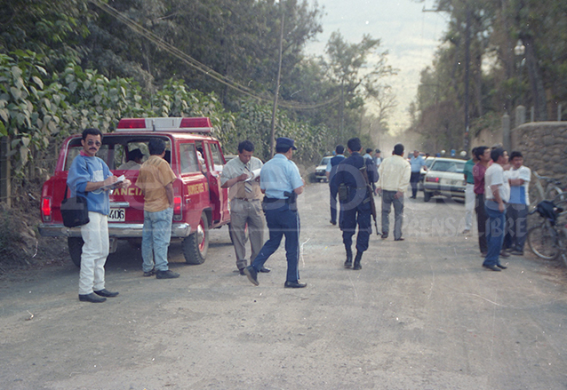 El camino que conduce de Antigua a San Juan del Obispo y donde ocurrieron los hechos el 4 de febrero de 1996. (Foto: Hemeroteca PL)