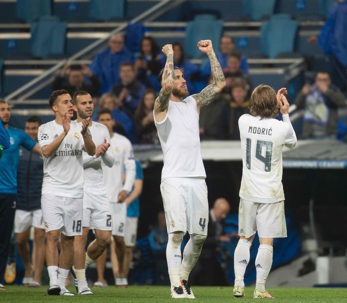 El Real Madrid es uno de los favoritos para llegar a la final. (Foto Prensa Libre: EFE)