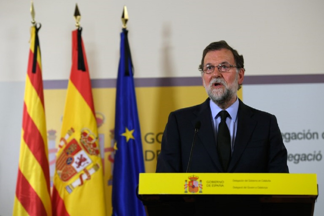 Mariano Rajoy, jefe del Gobierno español. (Foto Prensa Libre: AFP)