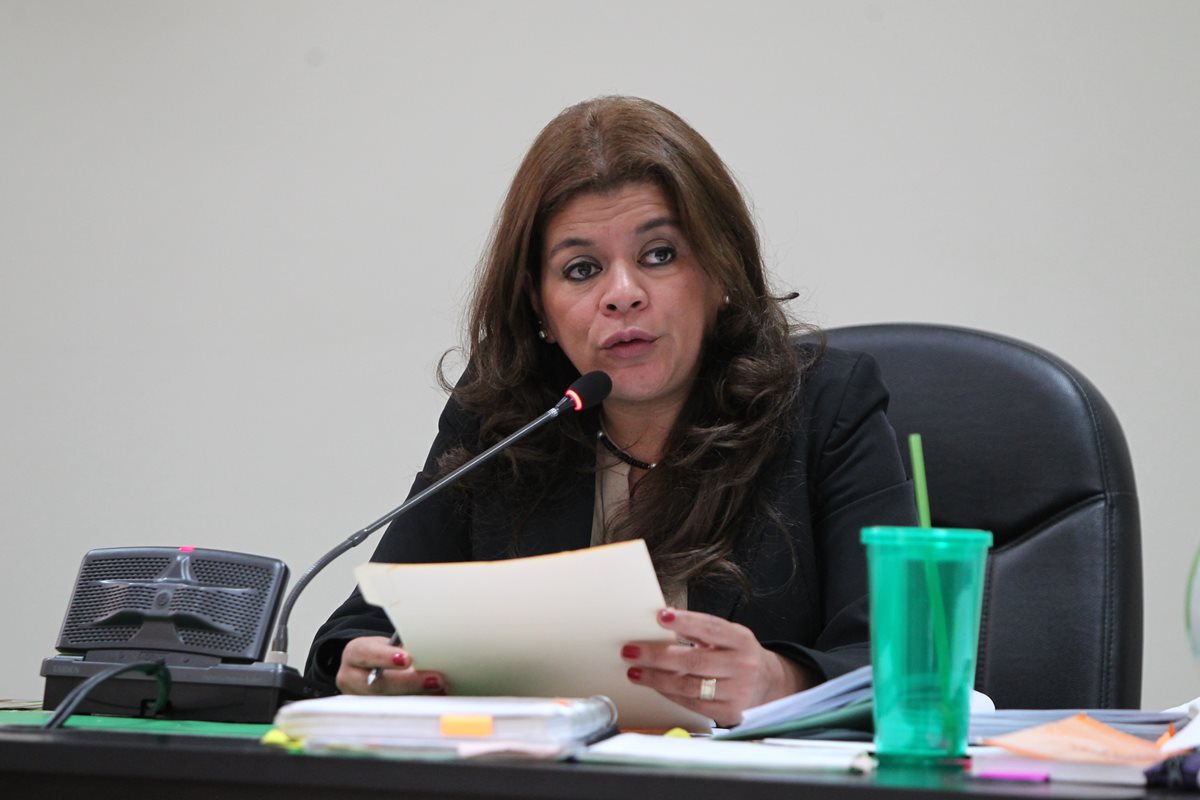 Carol Patricia Flores es jueza primera A de Mayor Riesgo. (Foto Prensa Libre: Hemeroteca PL)