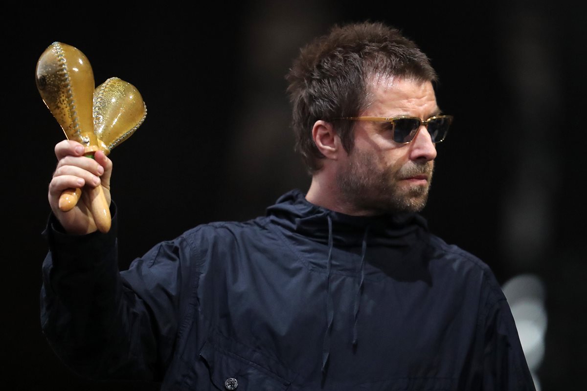 Liam Gallagher no cumplió con su espectáculo en Lollapalooza Chile y abandonó el VTR Stage. (Foto Prensa Libre: EFE)