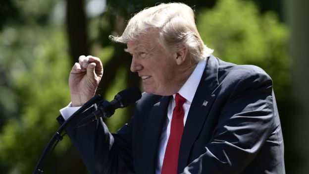 El presidente de Estados Unidos, Donald Trump, ha traído teorías de la conspiración al debate político. AFP
