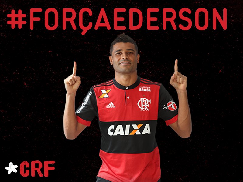 El Flamengo por medio de sus redes sociales también mostró el apoyo a Ederson. (Foto Prensa Libre: cortesía Twitter @Flamengo )
