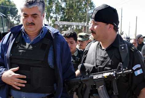 Javier Figueroa conoció al ministro de Gobernación —izquierda—, Carlos Vielmann, gracias a su amistad con el entonces director de la PNC, Erwin Sperisen.