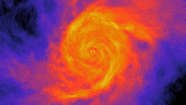 "Noche estrellada estrellada / Flores de fuego que llamas brillantes / remolinos de nubes de bruma violeta"... (HITS).