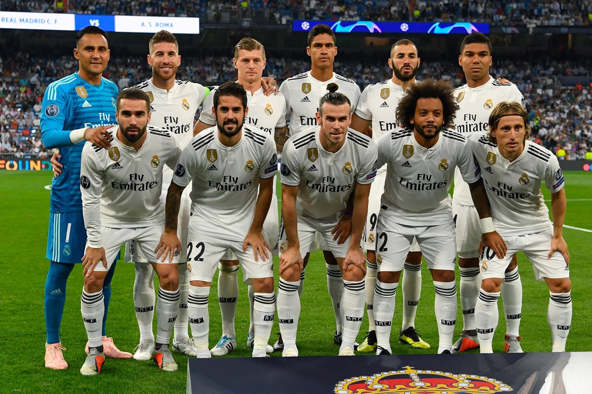 El Real Madrid derrotó a la Roma en su inicio en Champions League. (Foto Prensa Libre: AFP)
