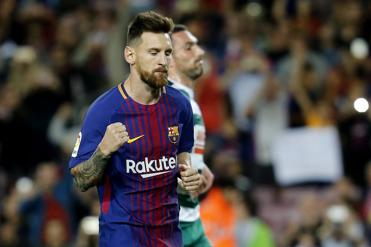 Lionel Messi sigue demostrando su buen desempeño con el Barcelona. (Foto Prensa Libre: AFP)