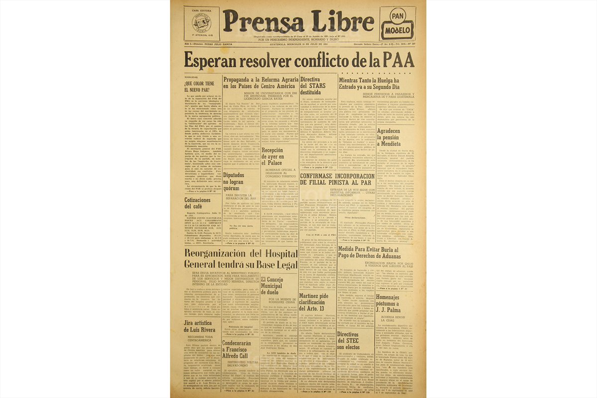 Portada de julio de 1952, con nota sobre patronato del San Juan de Dios. (Foto: Hemeroteca PL)