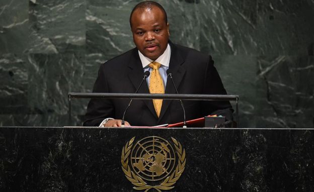 El rey Mswati III ya se había referido a su país como eSwatini en intervenciones oficiales como los discursos ante la Asamblea General de Naciones Unidas. AFP
