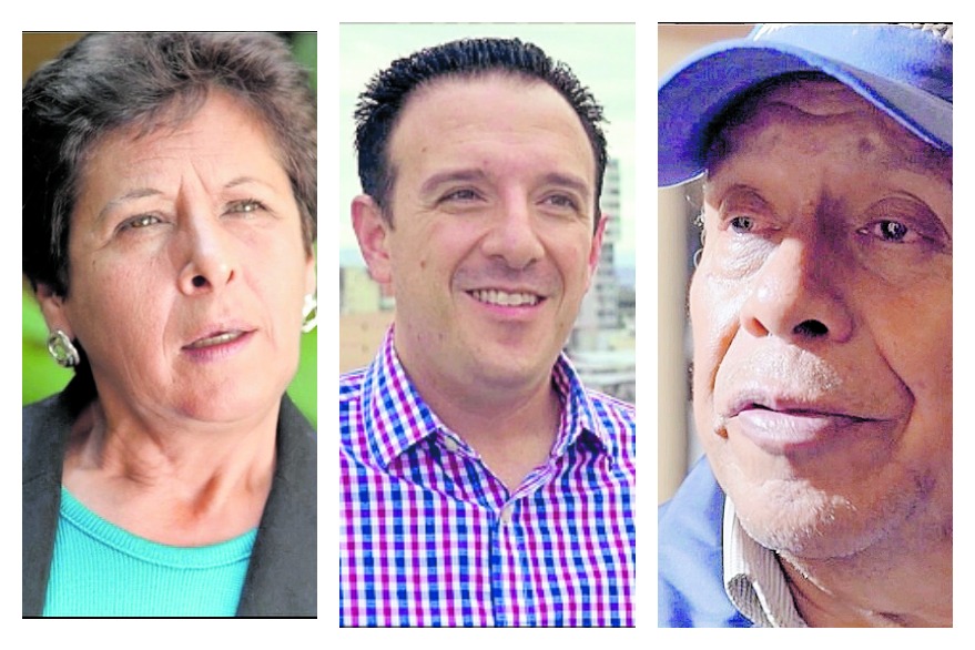 Judith Muralles, Julio Zelaya y Nery López comparten breves relatos motivadores. (Foto Prensa Libre: Hemeroteca PL)