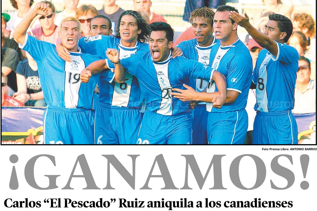 Victoria de la selección de Guatemala, en la eliminatoria rumbo al mundial de Alemania 2006. (Foto: Hemeroteca PL)