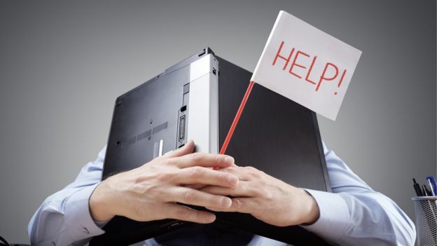 La tecnología puede saturar... pide ayuda. GETTY IMAGES