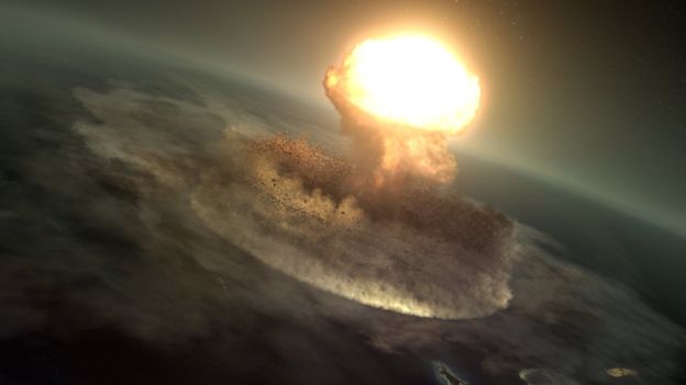 El impacto alcanzó la energía equivalente a 10.000 millones de bombas de Hiroshima. (Imagen: Barcroft Production/BBC)