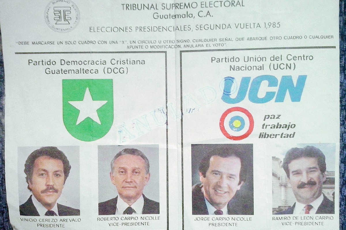 Tres miembros de la famlia Carpio participaron en las elecciones de 1985. (Foto: Mario Adler)
