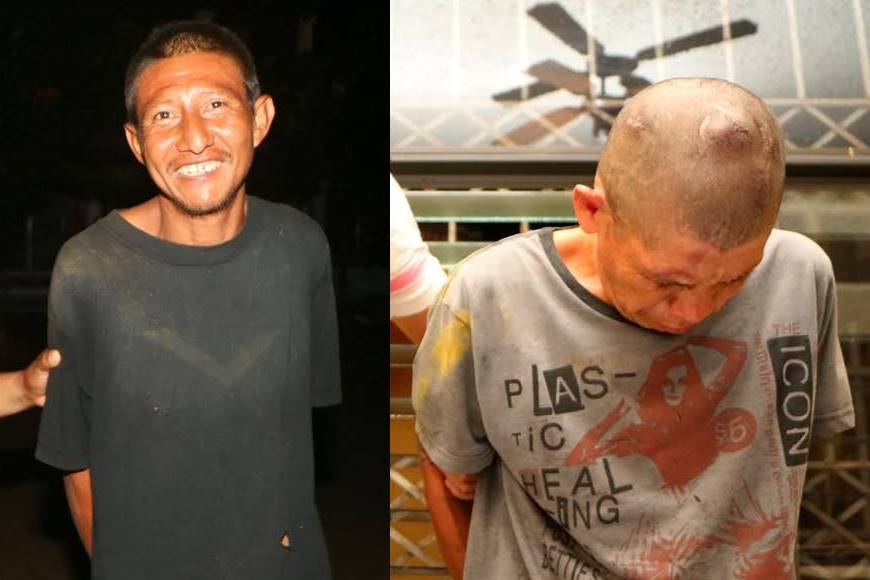 Los dos capturados en Retalhuleu son sindicados de robo en viviendas. (Foto Prensa Libre: Rolando Miranda)