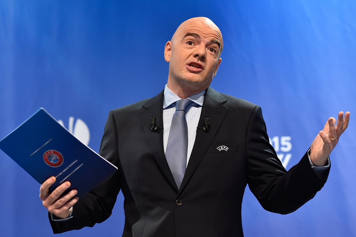 El secretario general de la Uefa, Gianni Infantino se une a la pelea por la presidencia de la Fifa. (Foto Prensa Libre: AFP)