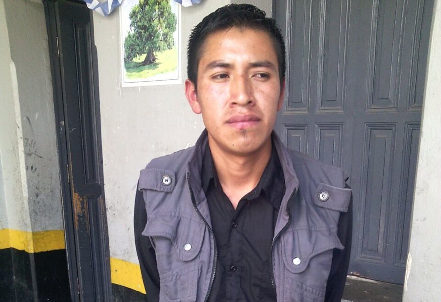 Felipe Ramírez Hermoso, uno de los cuatro capturados en las últimas 24 horas en Quiché sindicado por agresión sexual. (Foto Prensa Libre. Óscar Figueroa)
