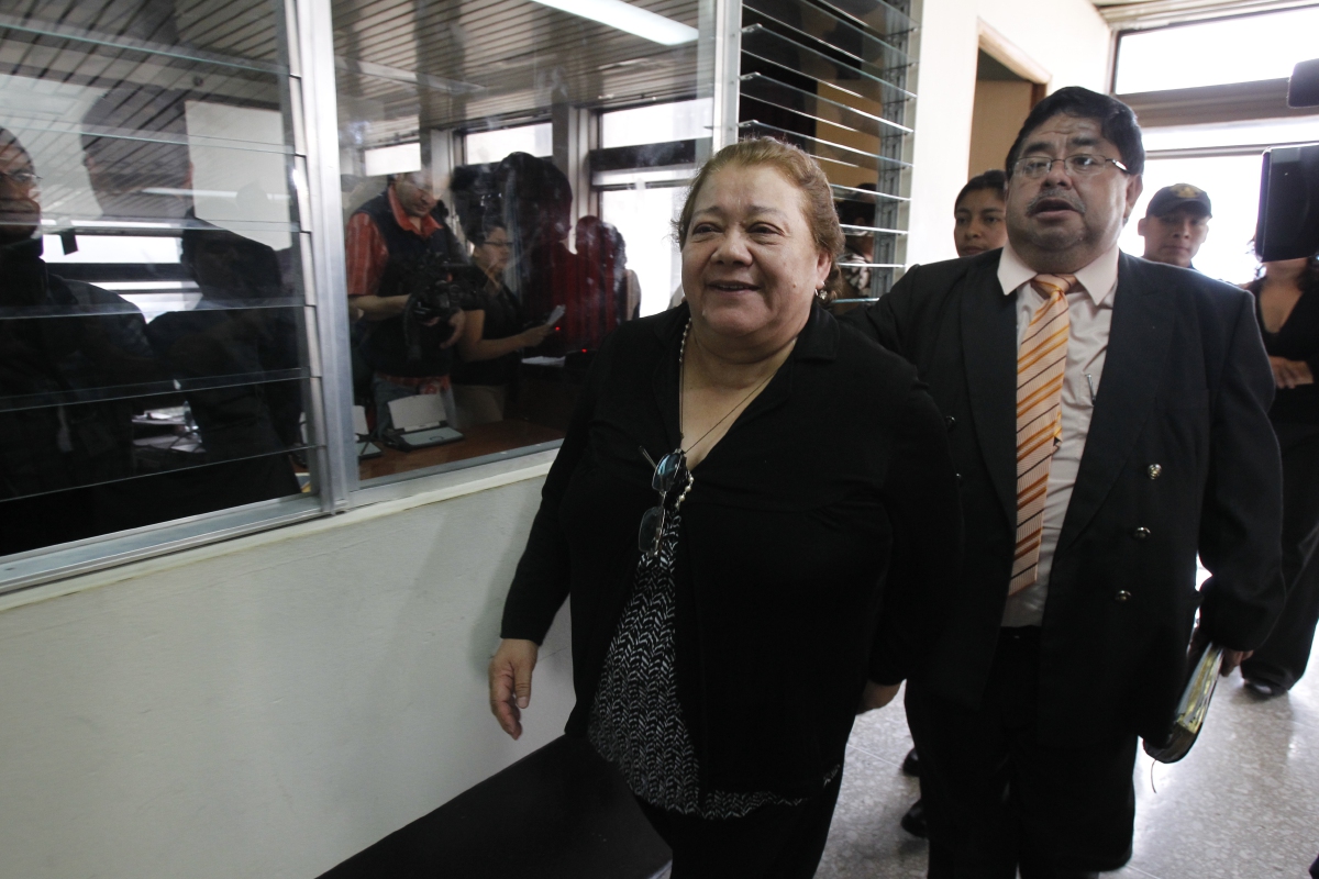 Marta Sierra de Stalling dejó la prisión preventiva en octubre luego de ser favorecida con medida sustitutiva. (Foto Prensa Libre: Hemeroteca PL)