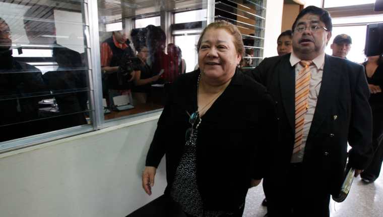 Marta Sierra de Stalling dejó la prisión preventiva en octubre luego de ser favorecida con medida sustitutiva. (Foto Prensa Libre: Hemeroteca PL)