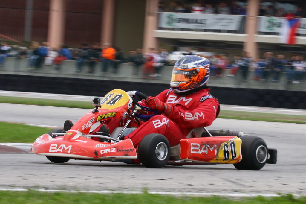 Juan Pablo Glover mostró su talento en los deportes de motor en el Mundial de Italia. (Foto Prensa Libre: Gabriel López)