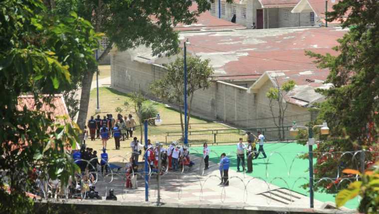 El Hogar Seguro Virgen de la Asunción está ubicado en San José Pinula. Un incendió dejó 19 muertos y 23 heridos.(Foto Prensa Libre: Estuardo Paredes"