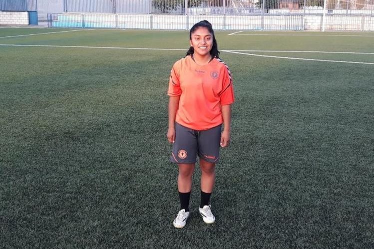 Madelyn Ventura ha puesto el nombre de Guatemala en la segunda división del futbol femenino de España. (Foto Prensa Libre: Hemeroteca PL)
