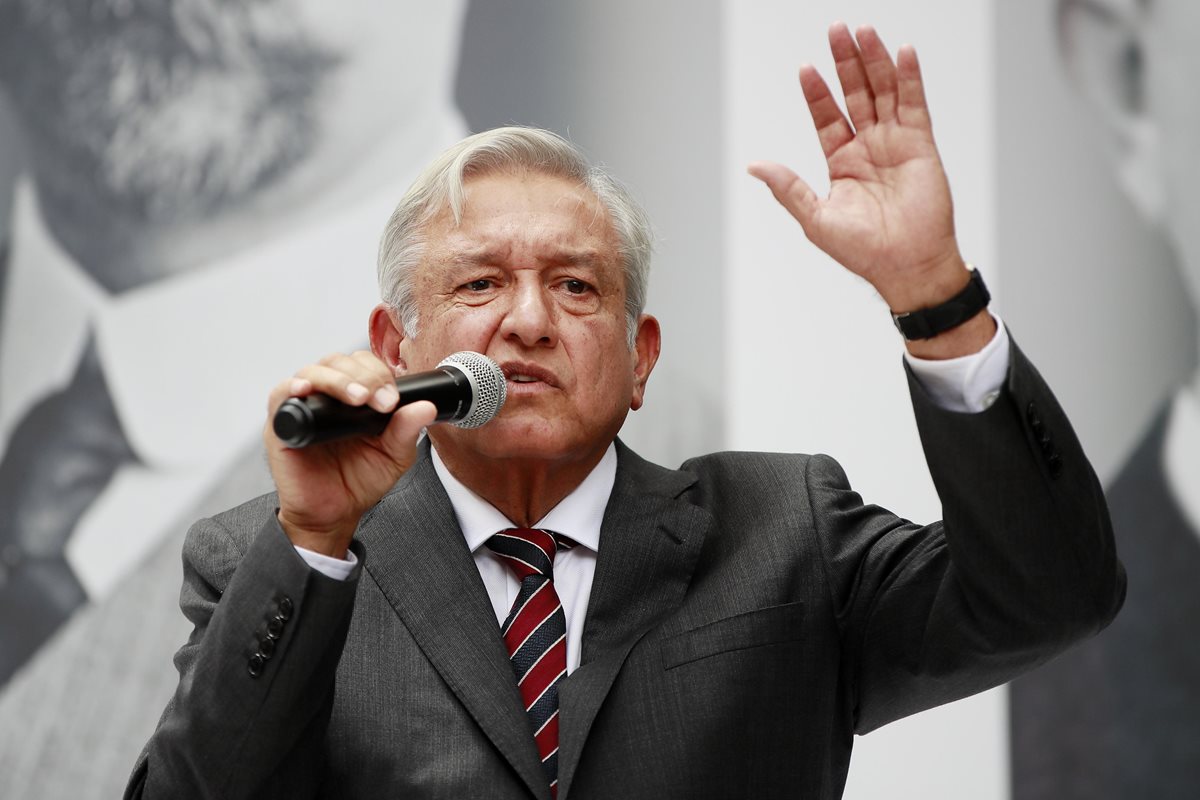 López Obrador tomará posesión de la presidencia el 1 de diciembre. (Foto Prensa Libre: EFE)