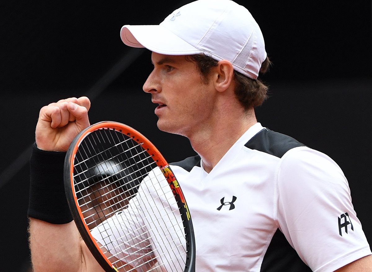 Murray dejó a Nadal con las manos vacías en Madrid. (Foto Prensa Libre: AFP)