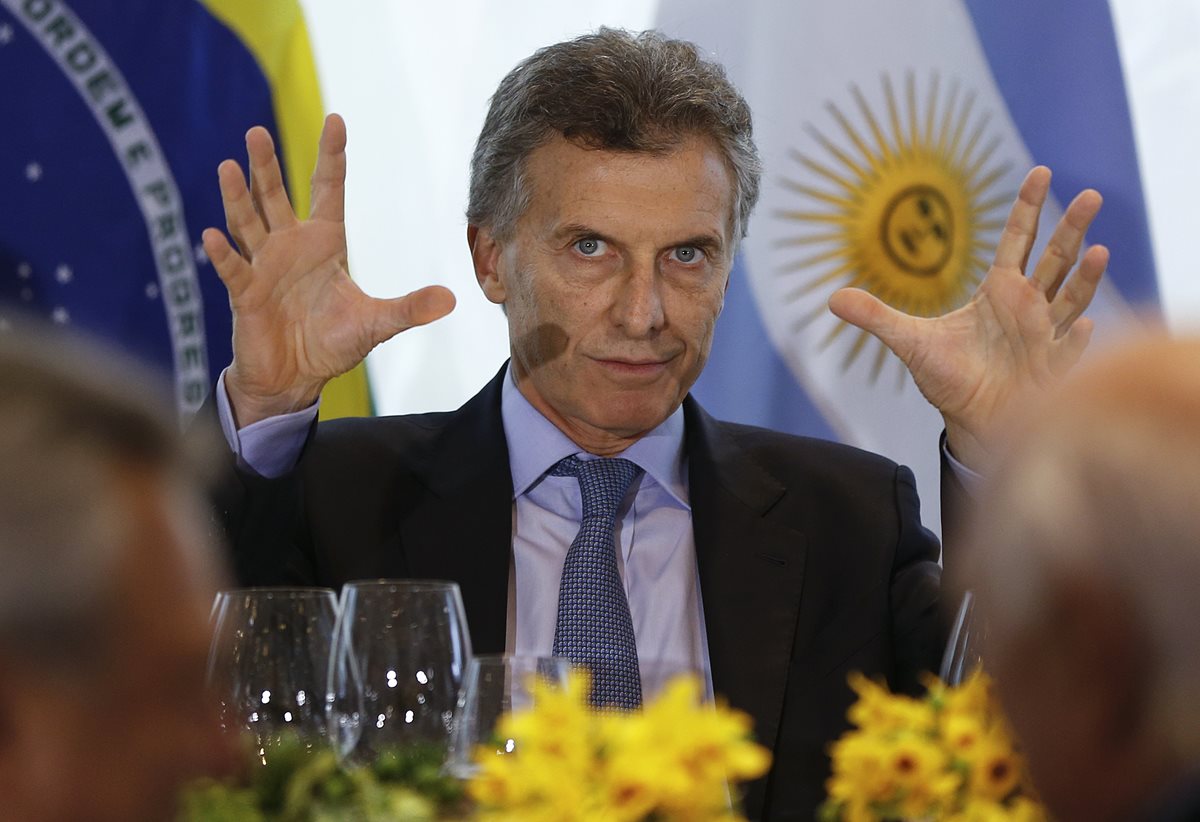 Mauricio Macri, presidente electo de Argentina. (Foto Prensa Libre: AP).