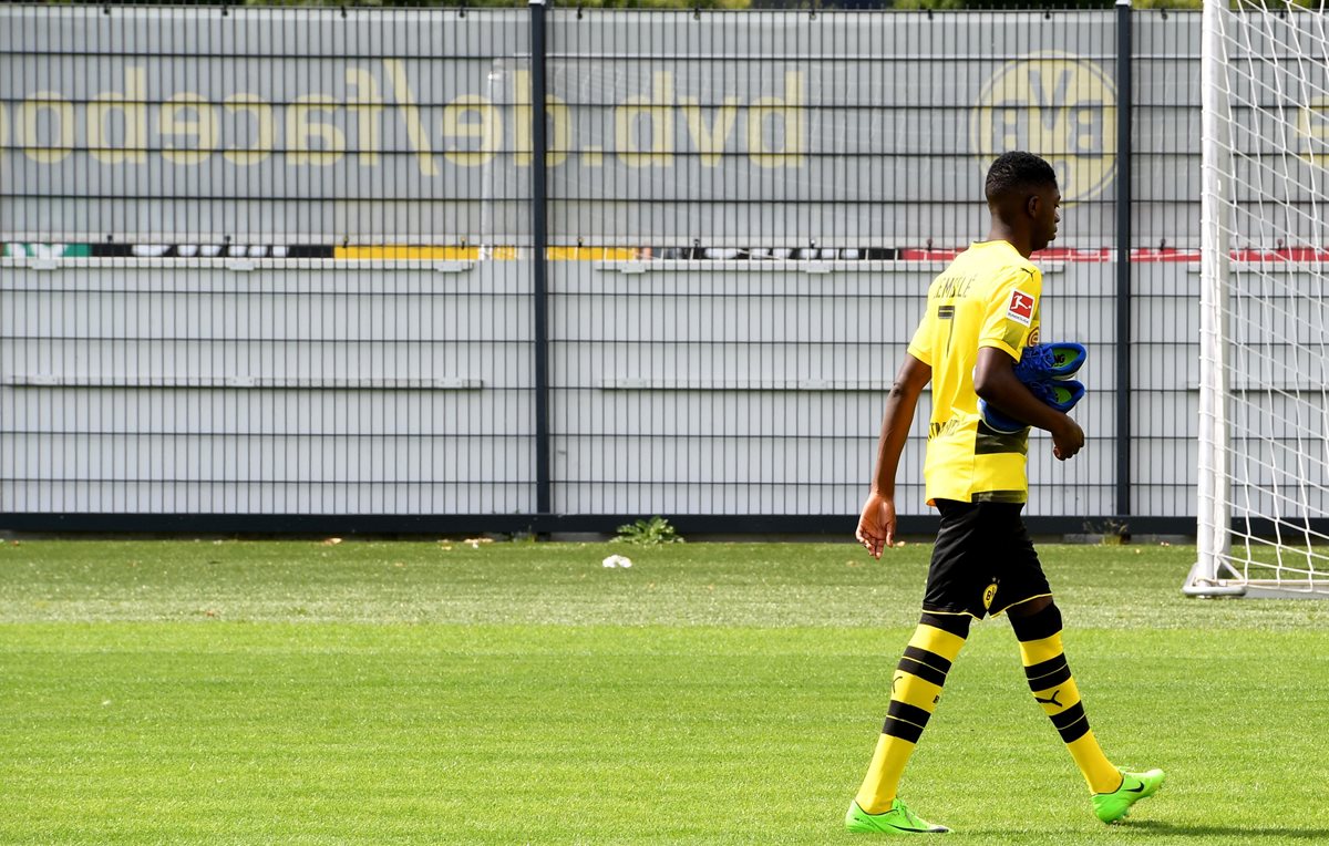 Ousmane Dembele dejará el Borussia Dortmund. (Foto Prensa Libre: AFP)