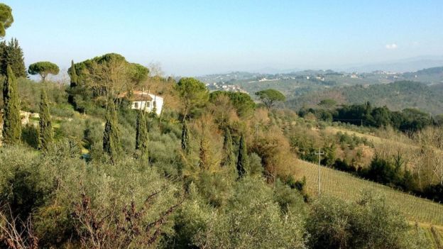 Maquiavelo escogió pasar su exilio en un pequeño poblado sobre las colinas de San Casciano. SILVIA MARCHETTI