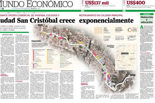 El lugar se lotificó en 1969, cuando la vara cuadrada costaba Q2.50; ahora, el precio está entre US$30 y US$40. (Foto Prensa Libre: Hemeroteca PL)