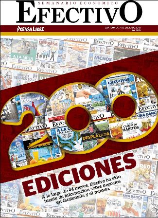El Semanario Económico Efectivo cumple 200 ediciones.